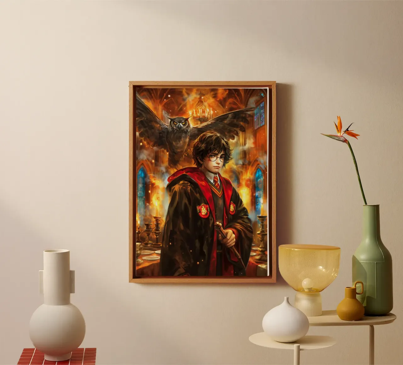Harry Potter tela con Cornice a cassetta da Stellar Creative