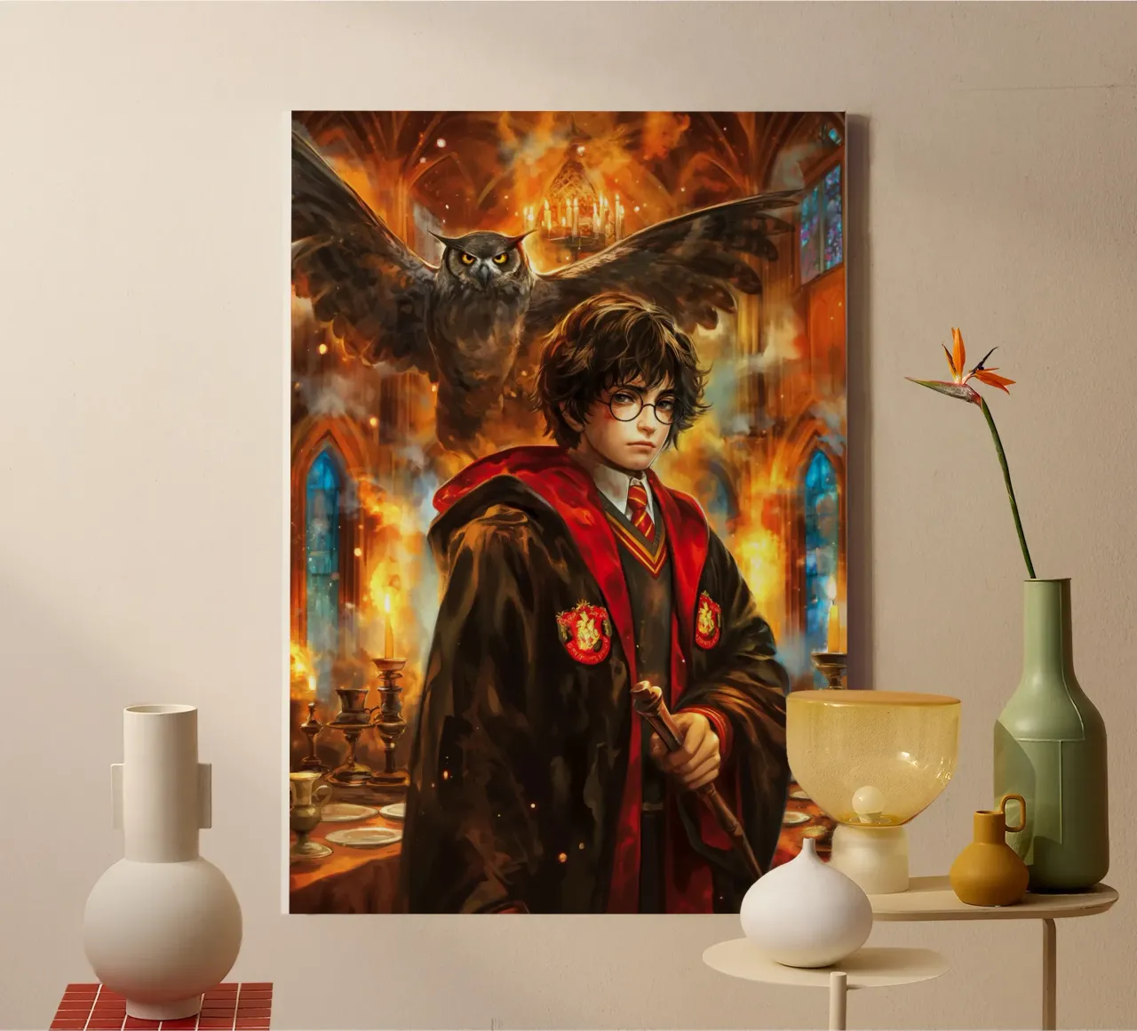 Harry Potter tela con Cornice a cassetta da Stellar Creative
