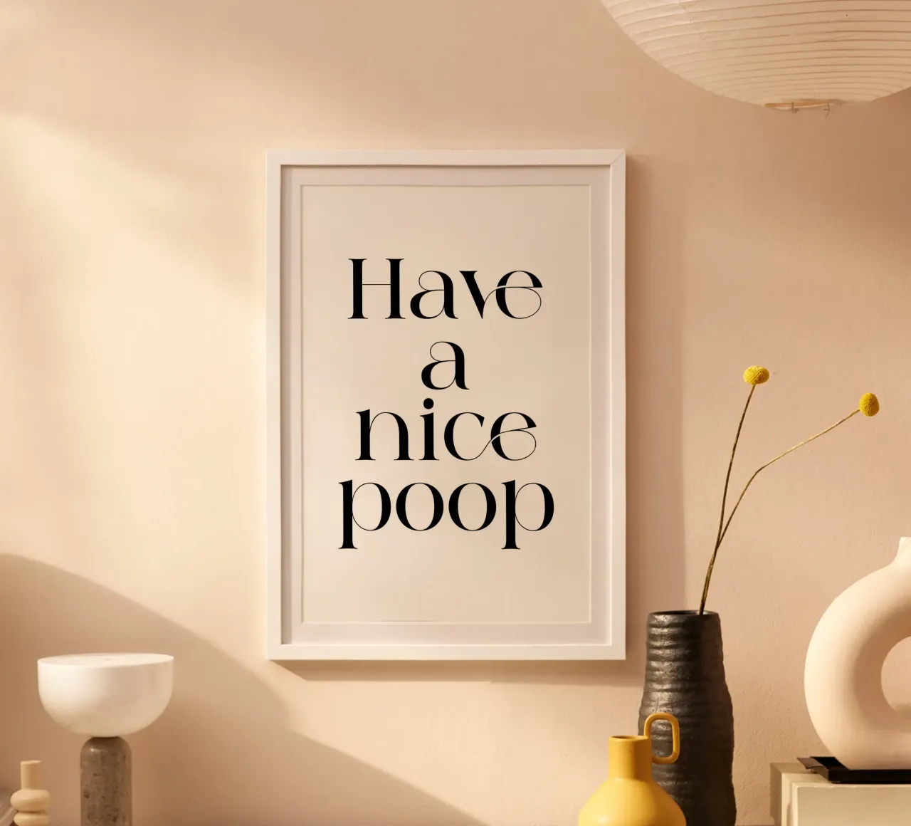 Poep lekker poster van Ayleen