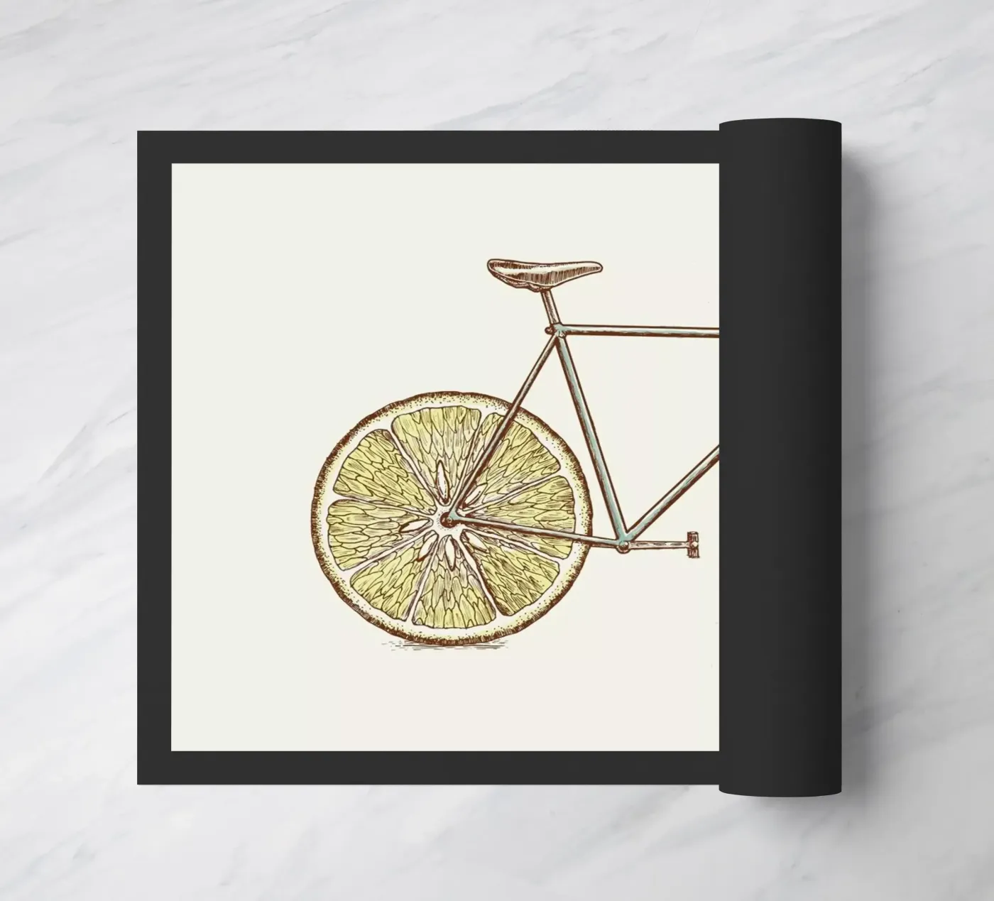 Velocitrus doormat by Florent Bodart