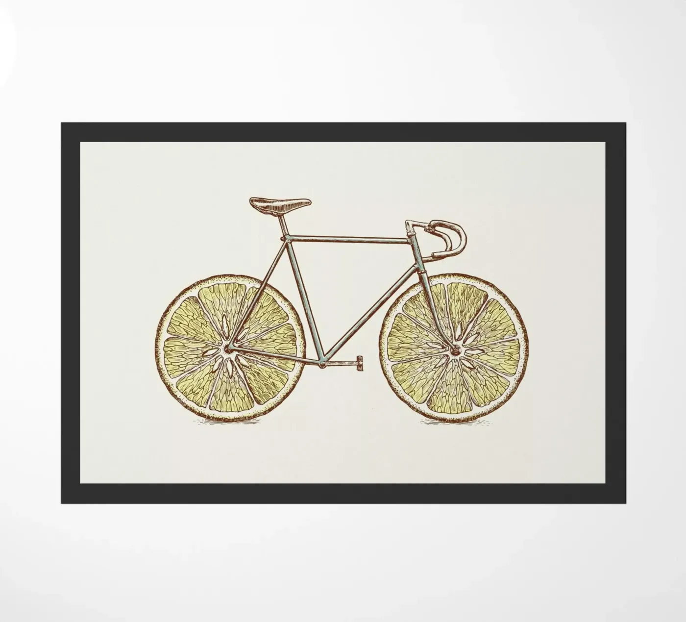 Velocitrus doormat by Florent Bodart