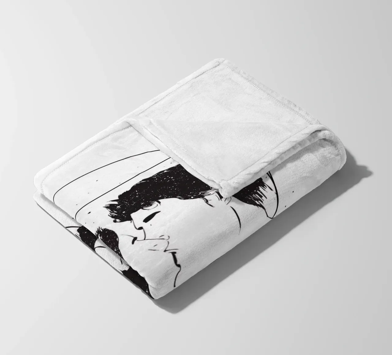 Cosmic love fleece blanket by Balazs Solti