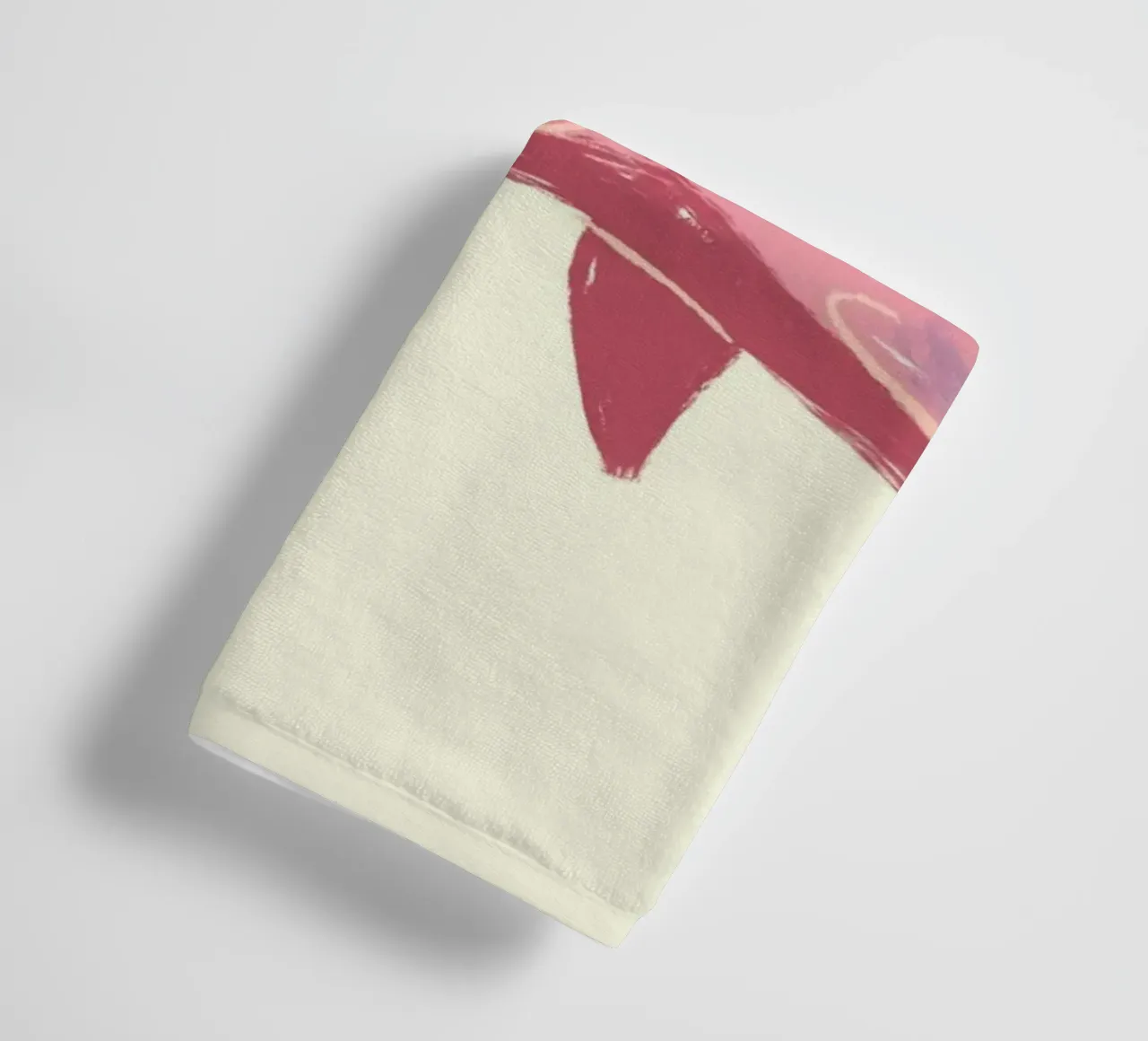 Zwei rosa Delphine, Ozean Tier Kunstdruck Handtuch von vintagepod