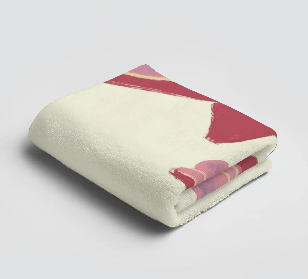 Zwei rosa Delphine, Ozean Tier Kunstdruck Handtuch von vintagepod