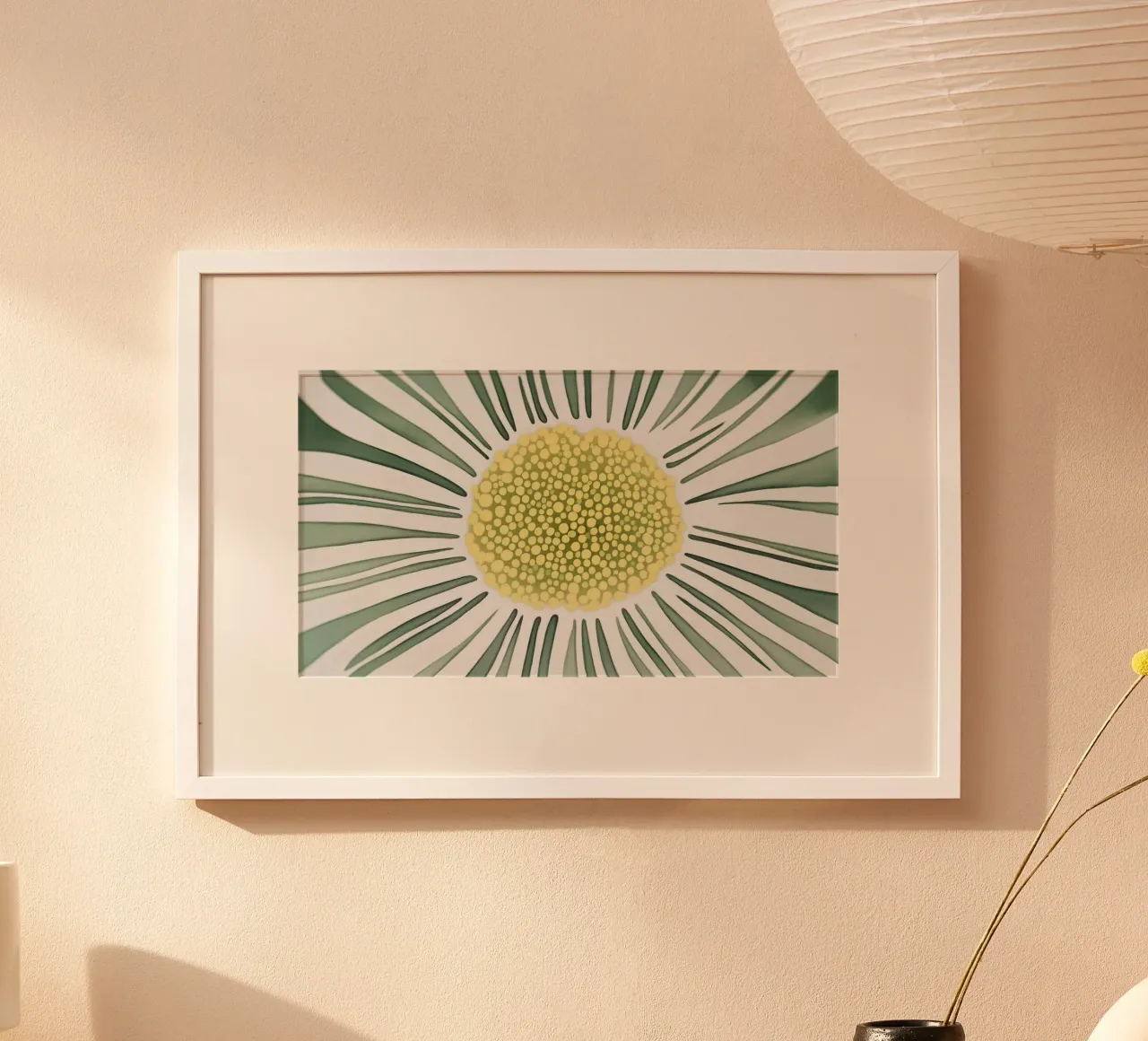 Fiore di margherita poster da Imagine