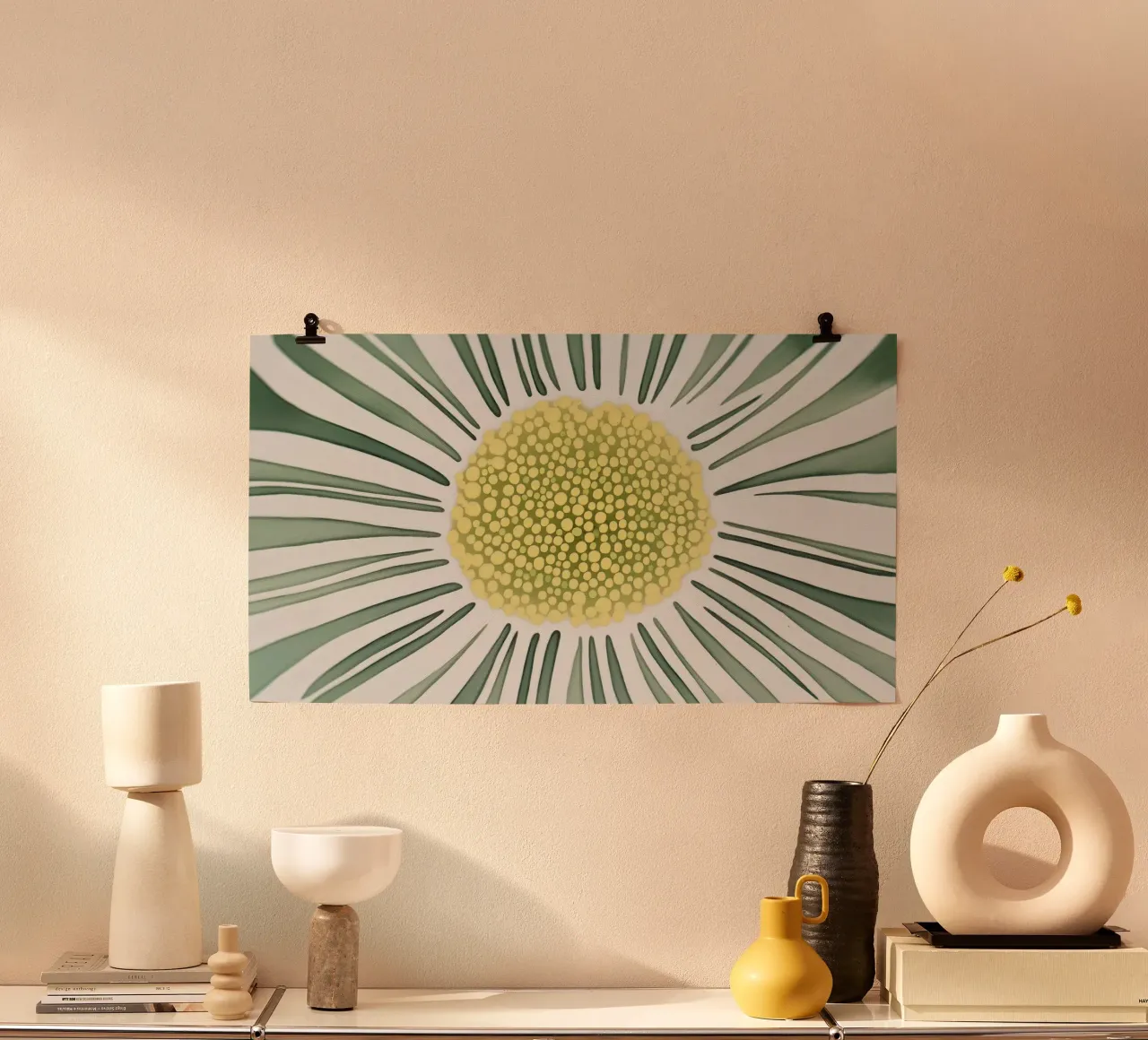 Fiore di margherita poster da Imagine