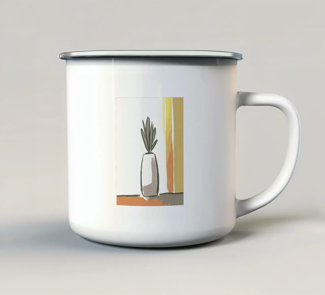 Vaso di cactus tazza in smalto da PREKETEWE