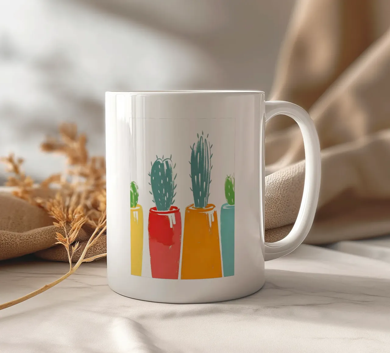 Quattro vasi di cactus tazza in ceramica da PREKETEWE