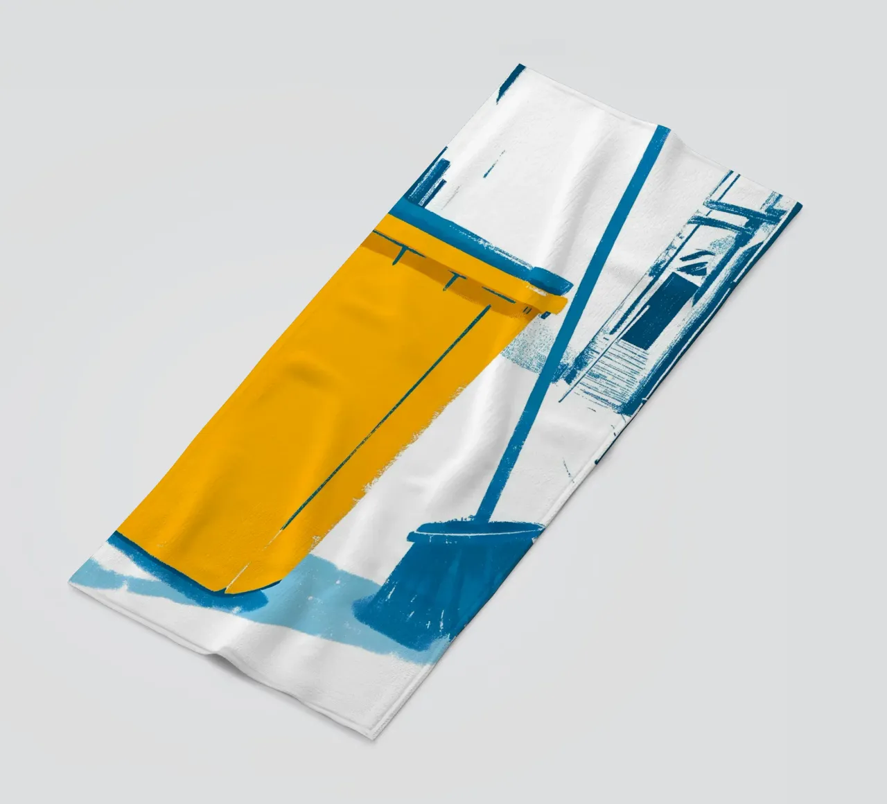 Cestino e scopa telo mare da PREKETEWE