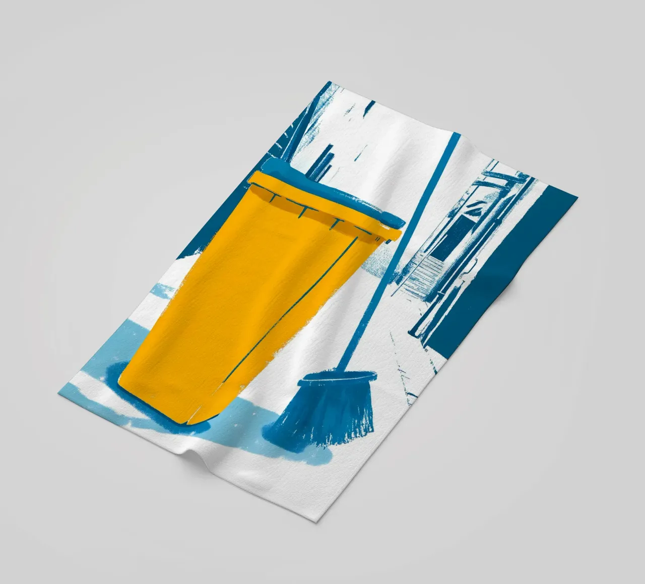 Cestino e scopa telo mare da PREKETEWE