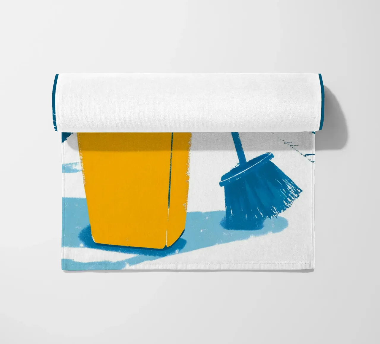 Cestino e scopa telo mare da PREKETEWE