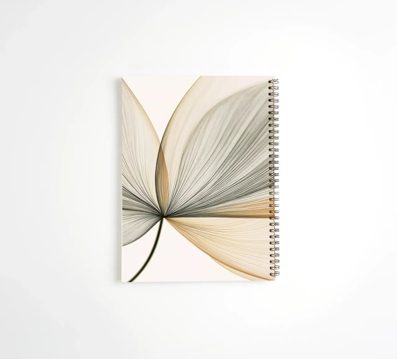 Flower abstract spiral notebook by Imagine
