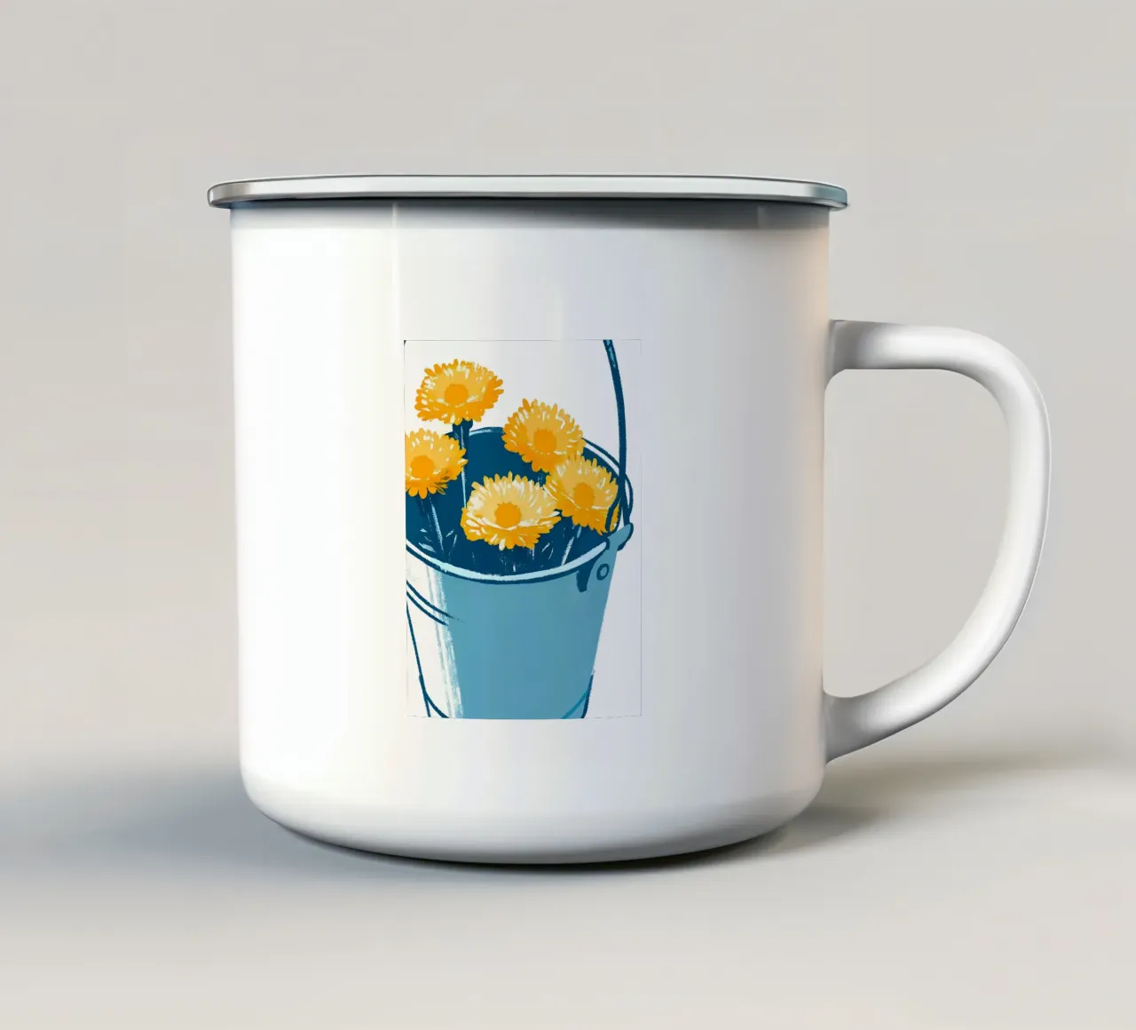 Vaso di fiori tazza in smalto da PREKETEWE