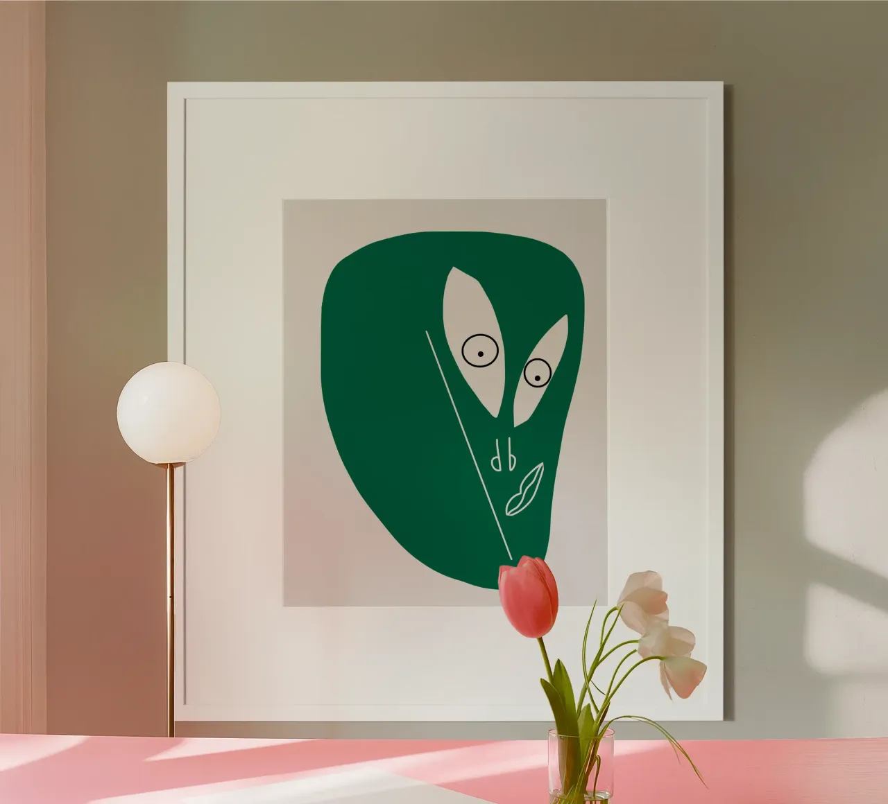 Caricatura verde poster da Little Dean
