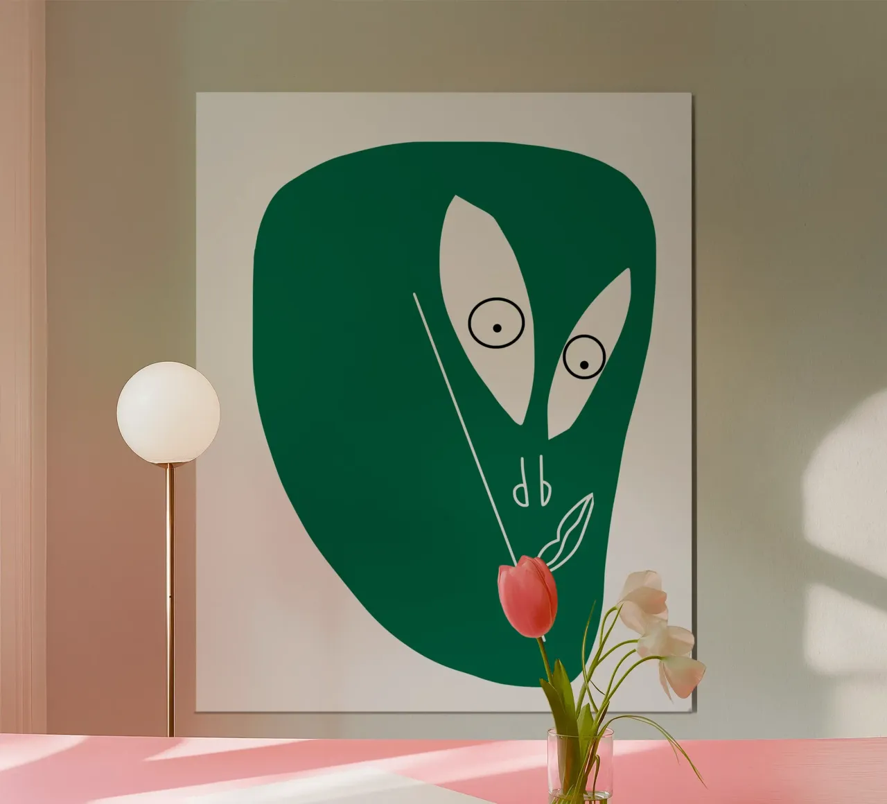 Caricatura verde poster da Little Dean
