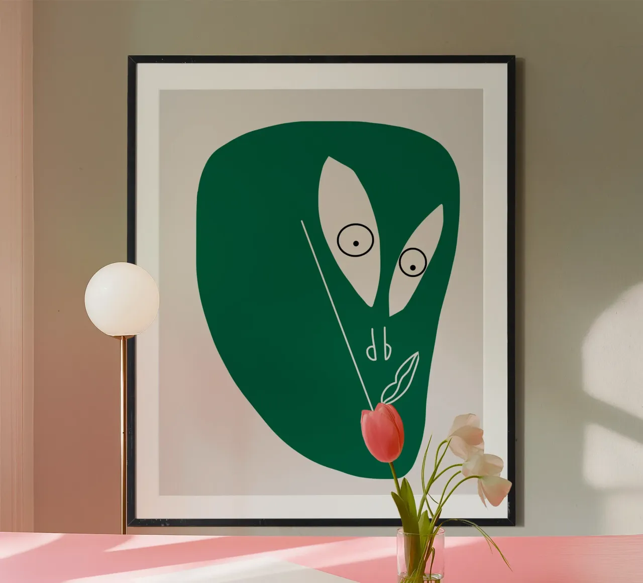 Caricatura verde poster da Little Dean