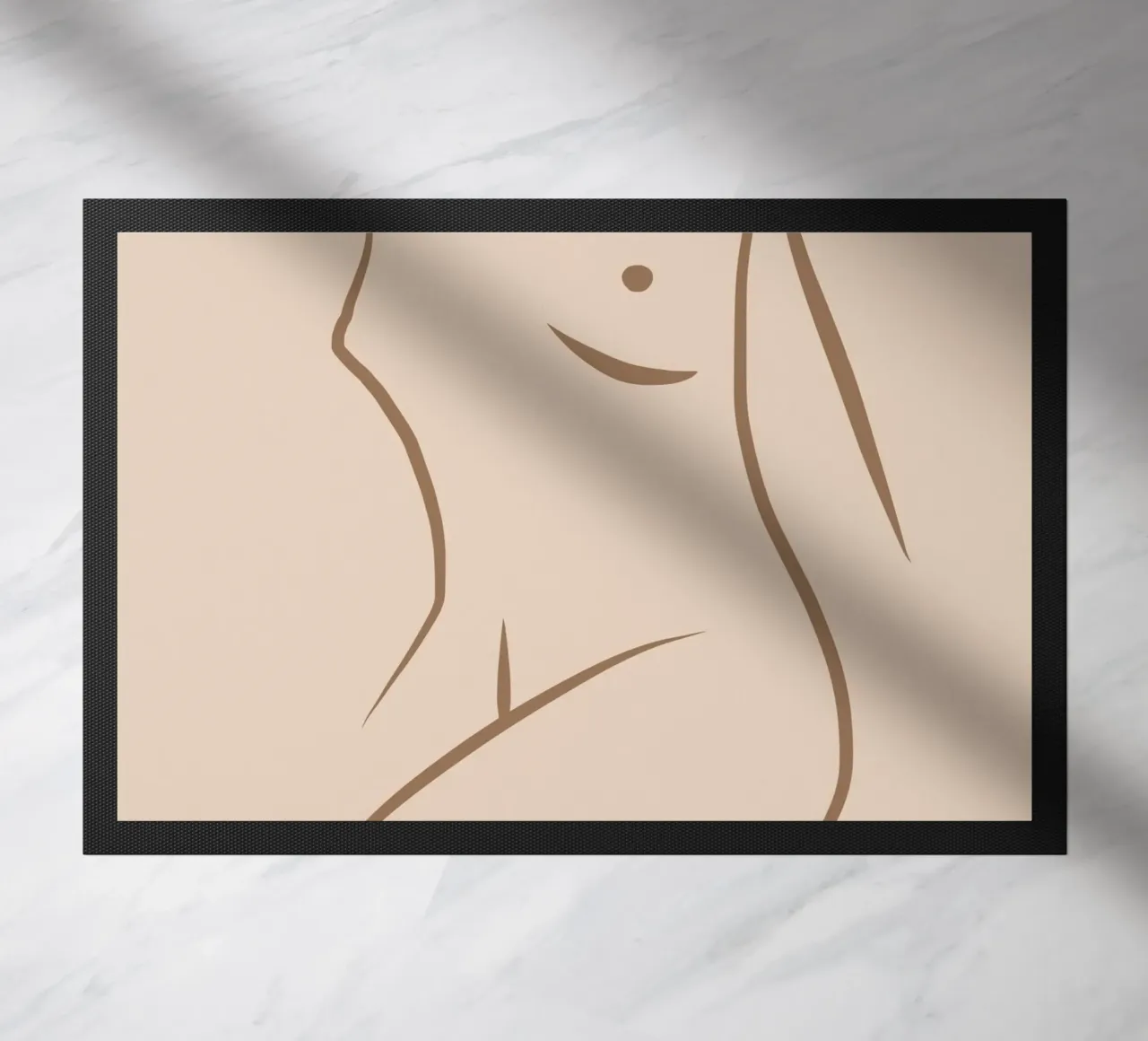 Line art nudo 07 zerbino da Little Dean