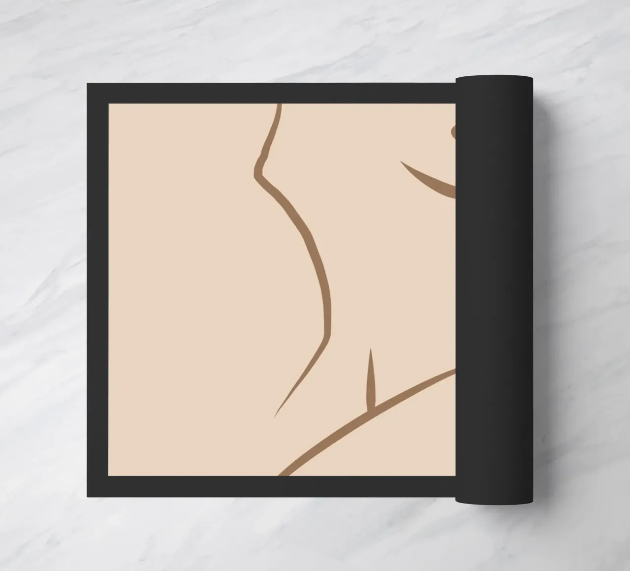 Line art nudo 07 zerbino da Little Dean