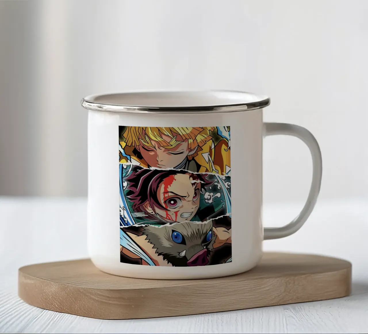 Demon Slayer tazza in smalto da Dumery Art