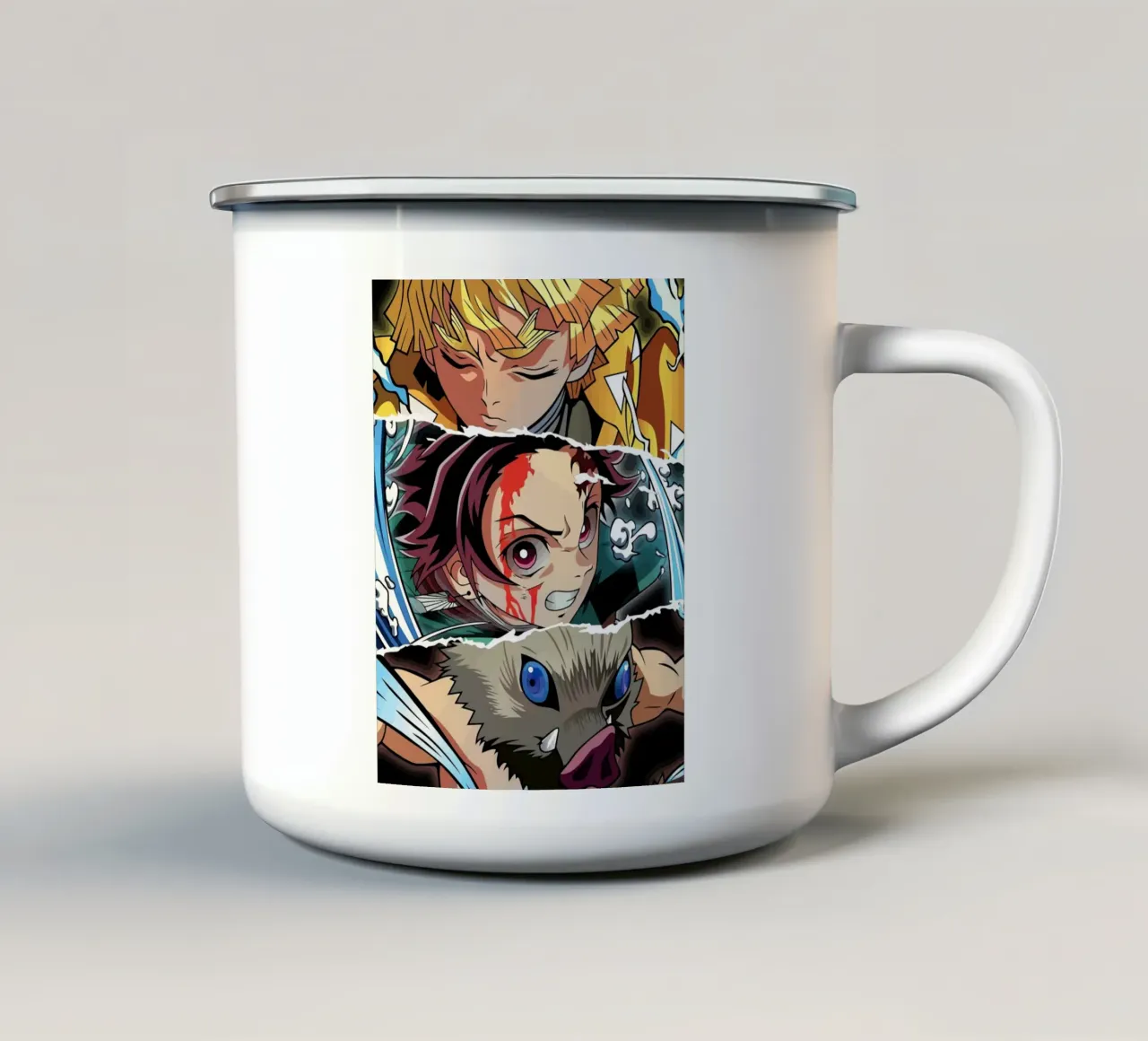 Demon Slayer tazza in smalto da Dumery Art