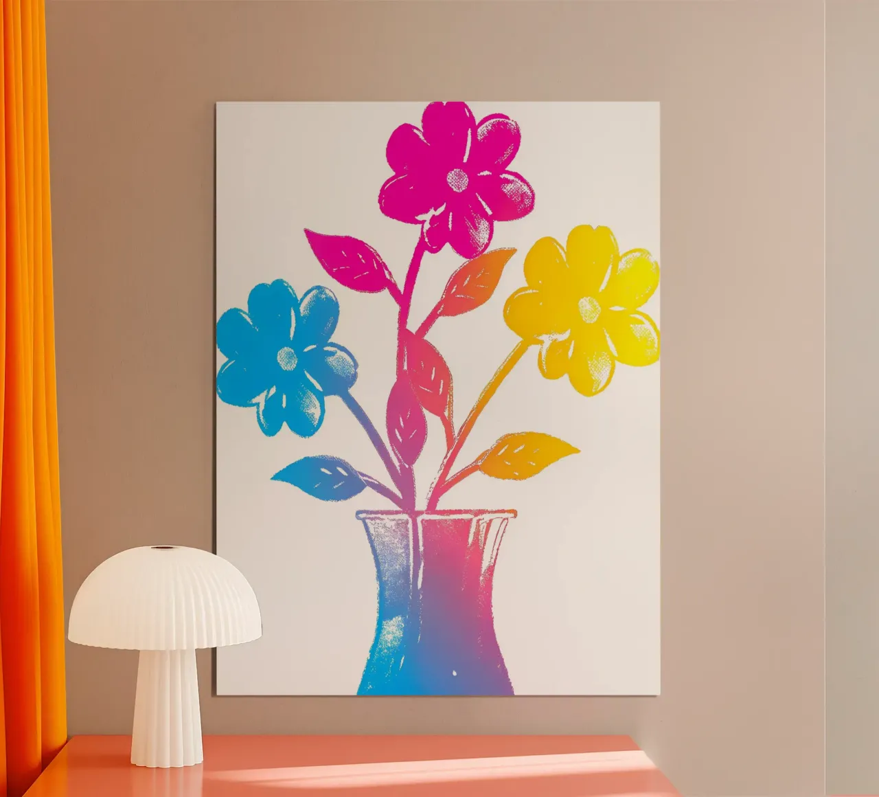 Margherite colorate poster da PREKETEWE