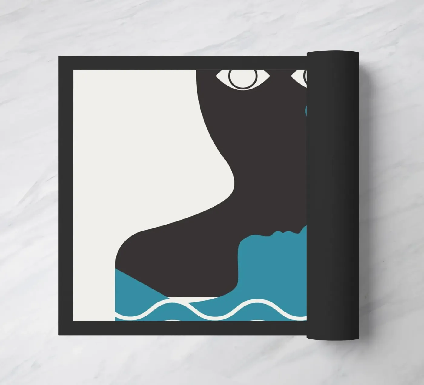 Sadness and sorrow deurmat van Little Dean