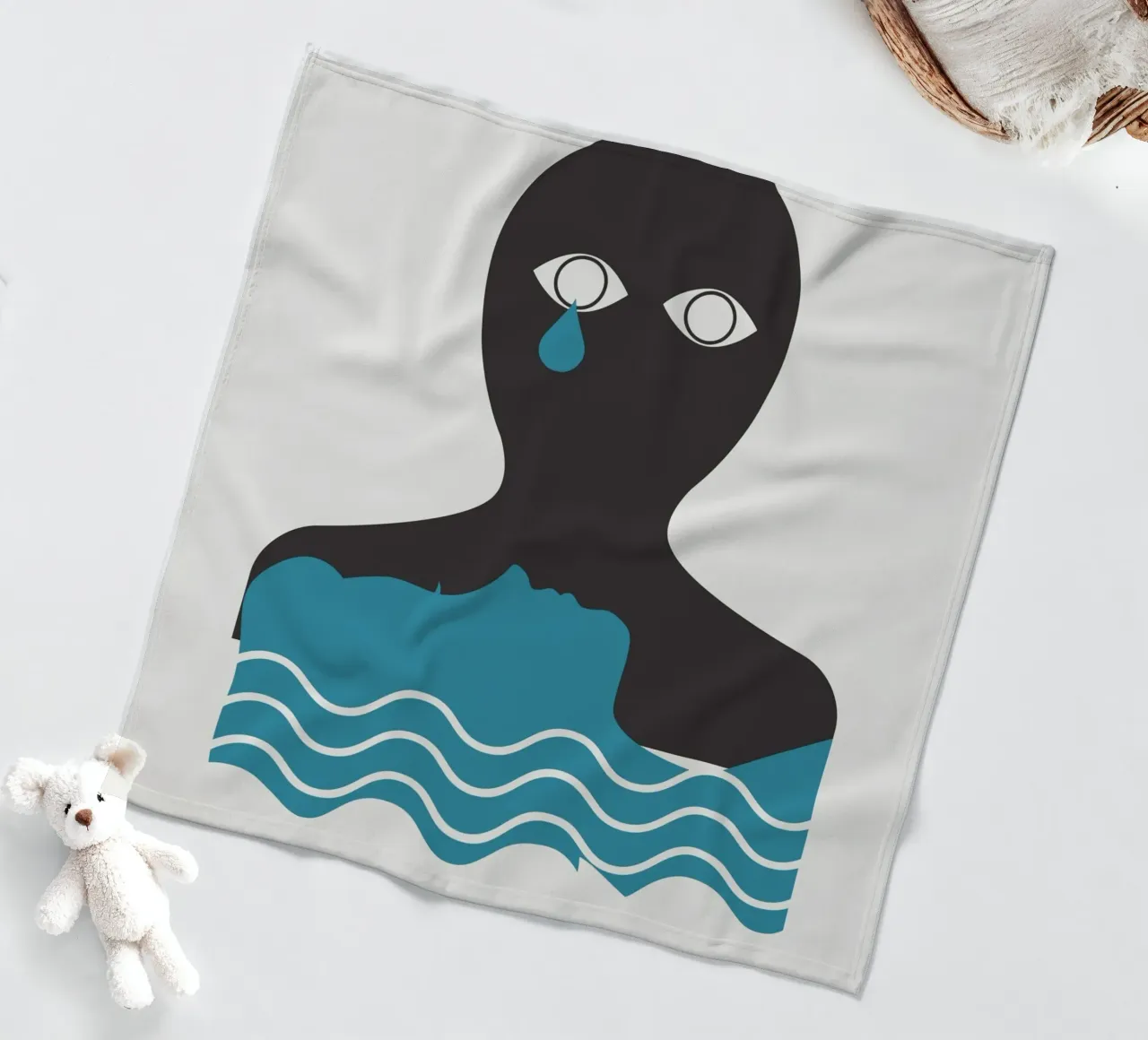 Tristezza e dolore coperta in pile da Little Dean