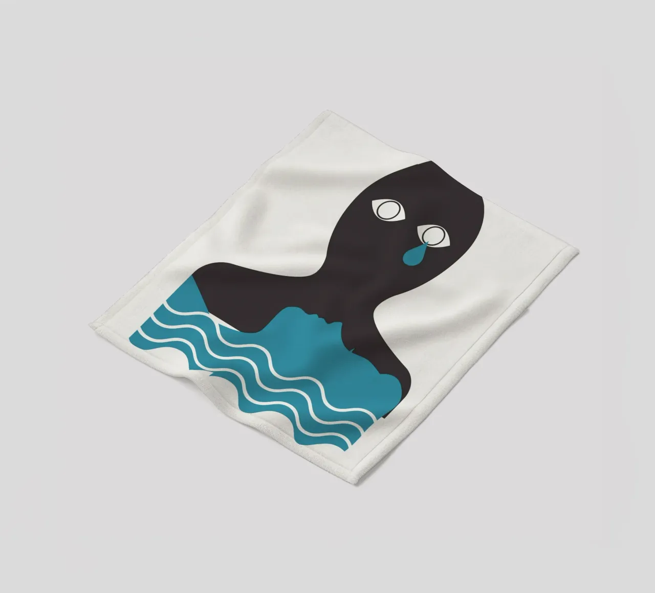 Tristezza e dolore coperta in pile da Little Dean