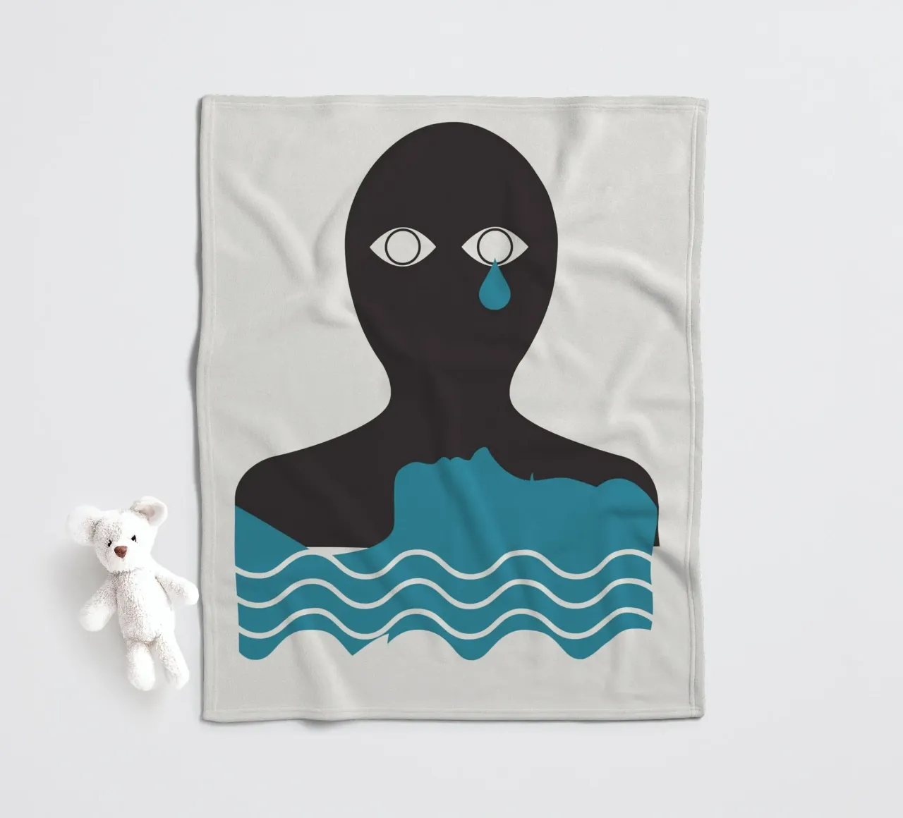 Tristezza e dolore coperta in pile da Little Dean