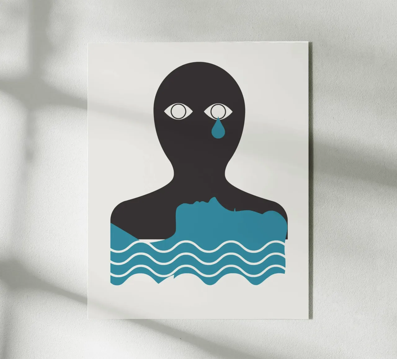 Tristezza e dolore plexiglass da Little Dean