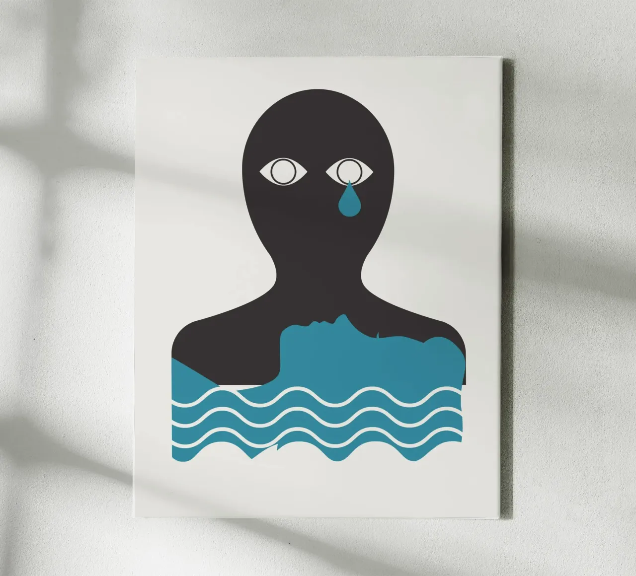 Tristezza e dolore tela da Little Dean