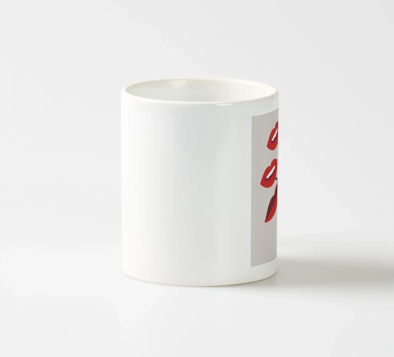 Labbra di fiori 3 tazza in ceramica da Little Dean