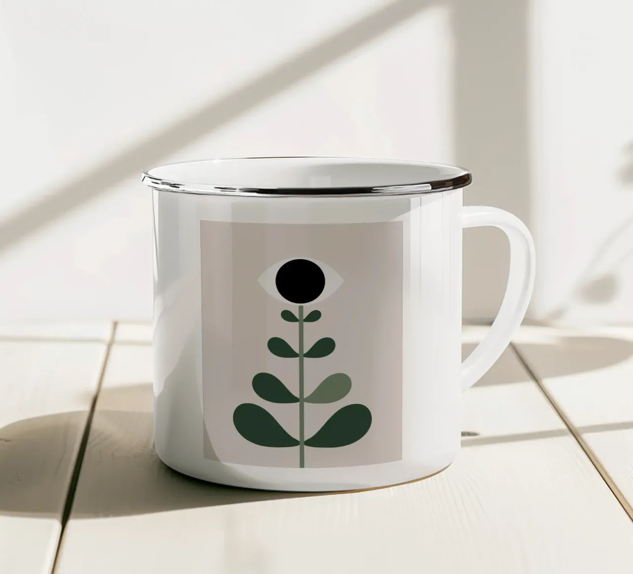 Occhio di fiore tazza in smalto da Little Dean