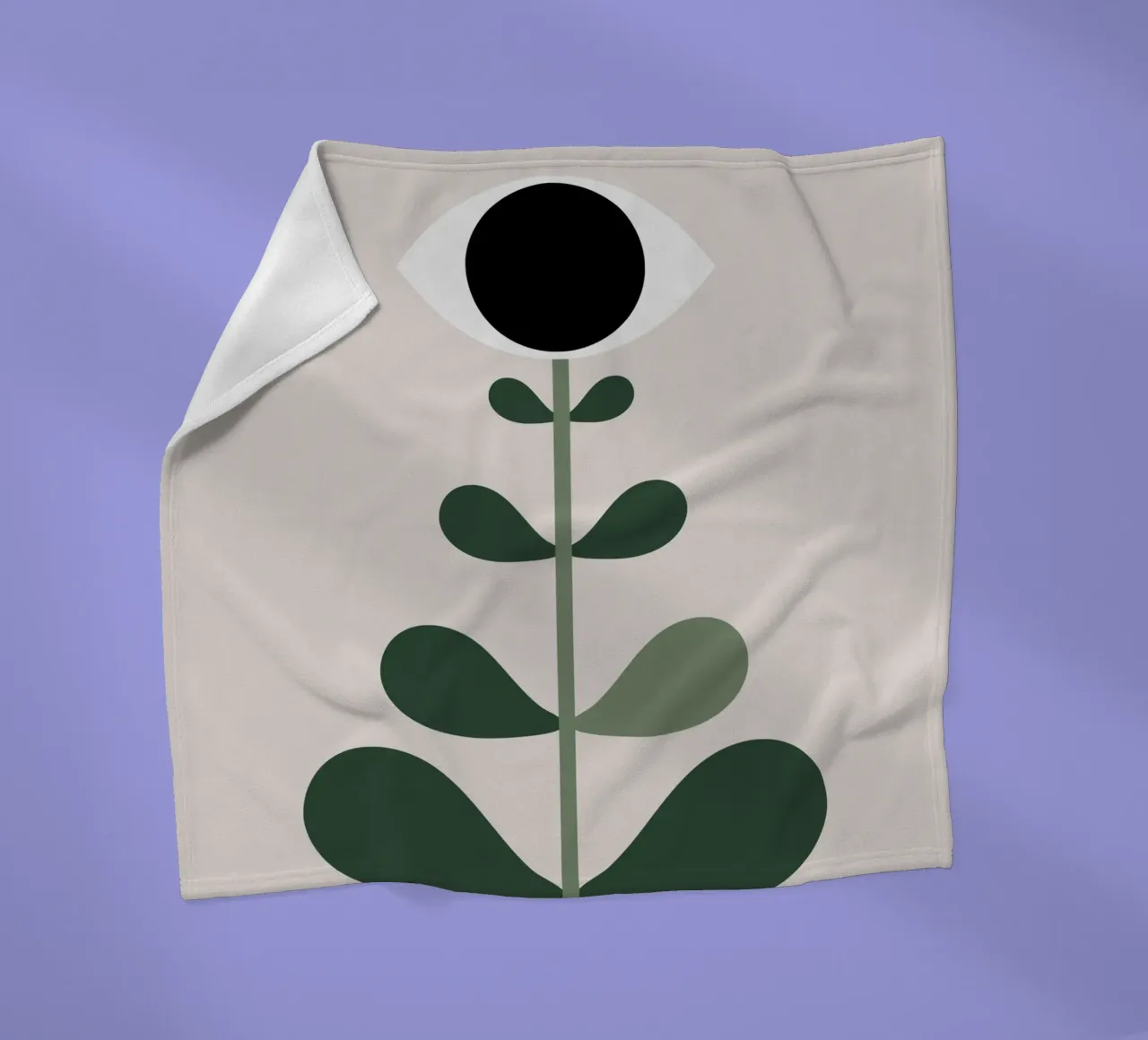 Occhio di fiore coperta in pile da Little Dean