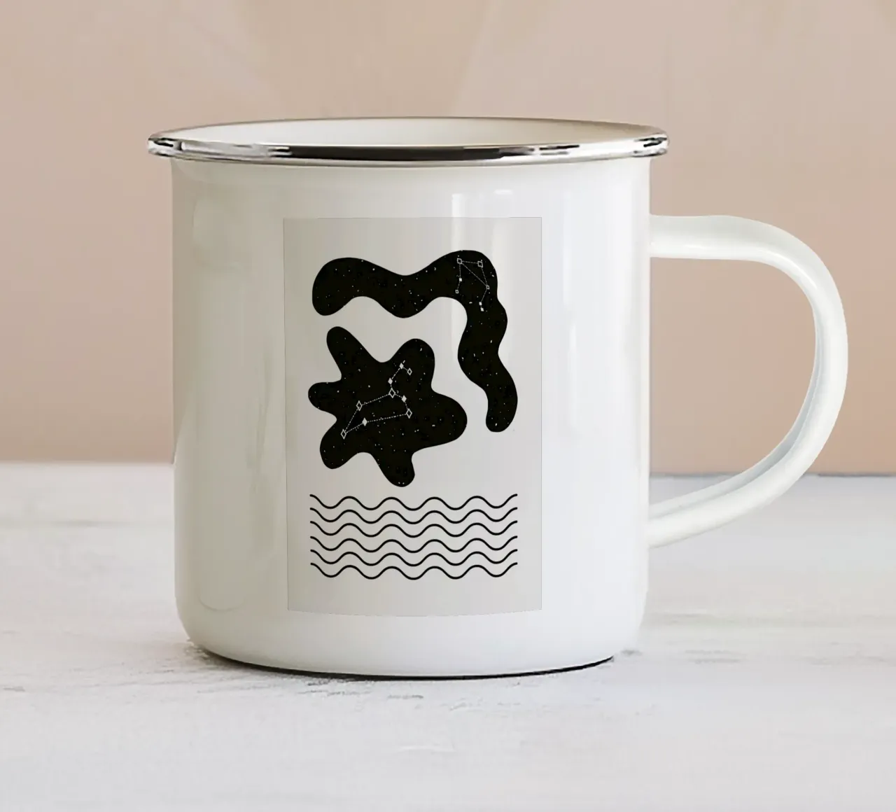Stelle tazza in smalto da Little Dean