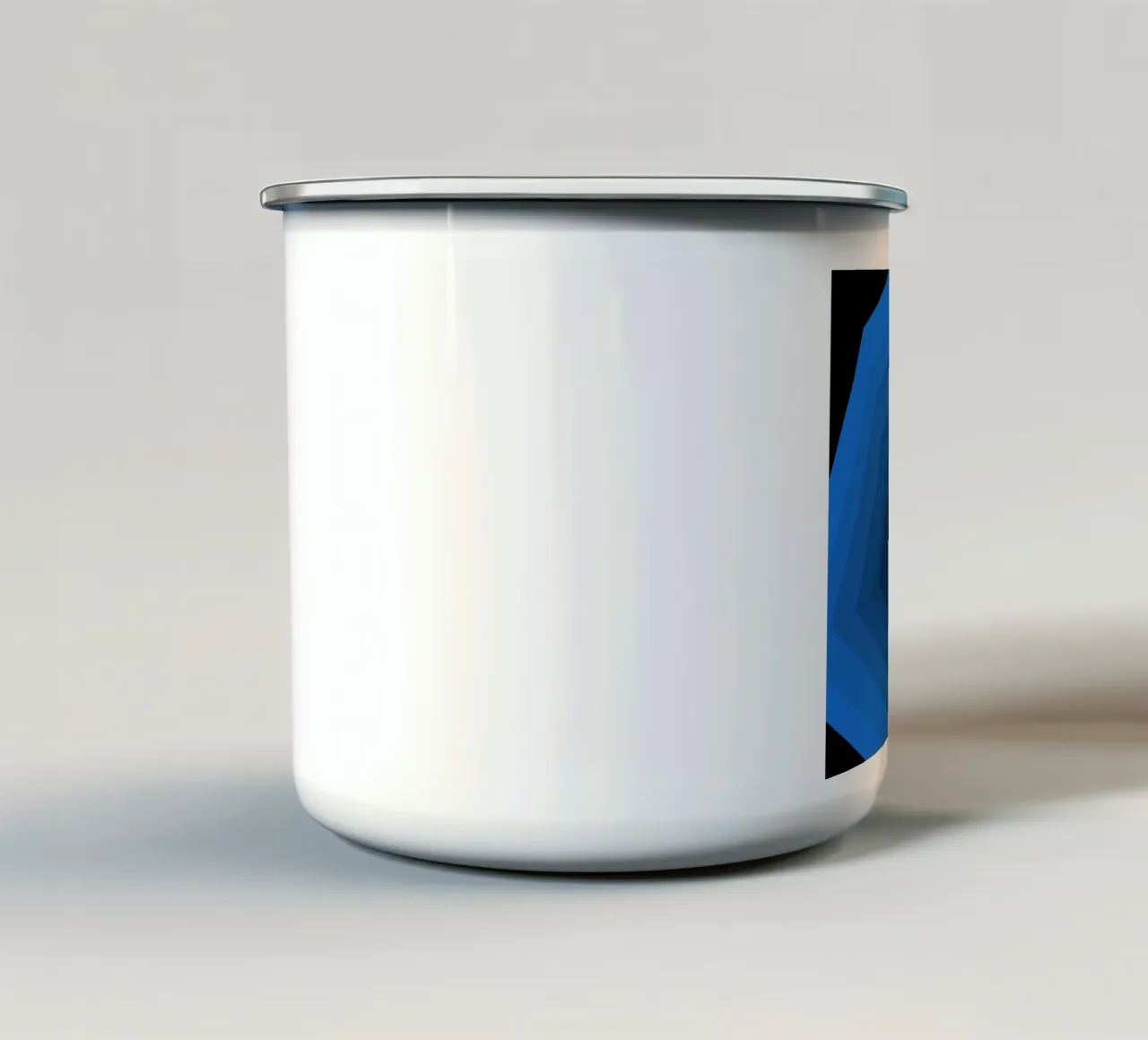 Prospettiva blu tazza in smalto da Little Dean