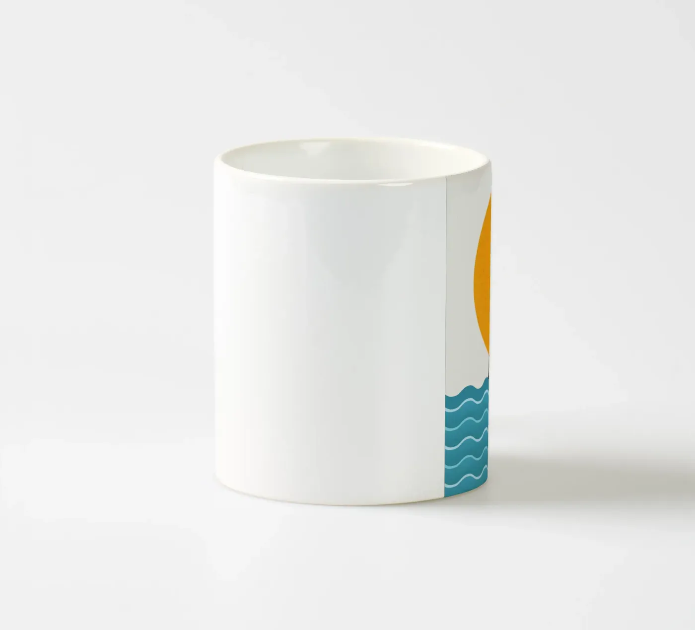 Sun bathing tazza in ceramica da Little Dean