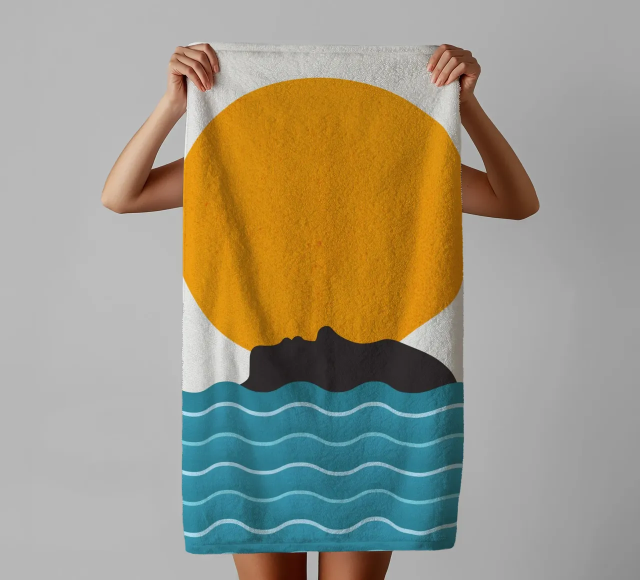 Sun bathing towel by Little Dean