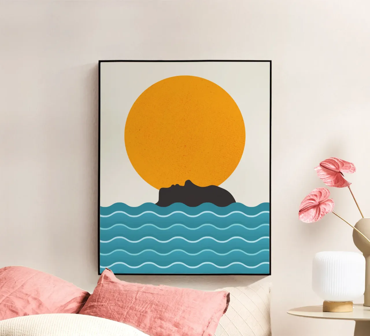 Sun bathing acrylic glass by Little Dean