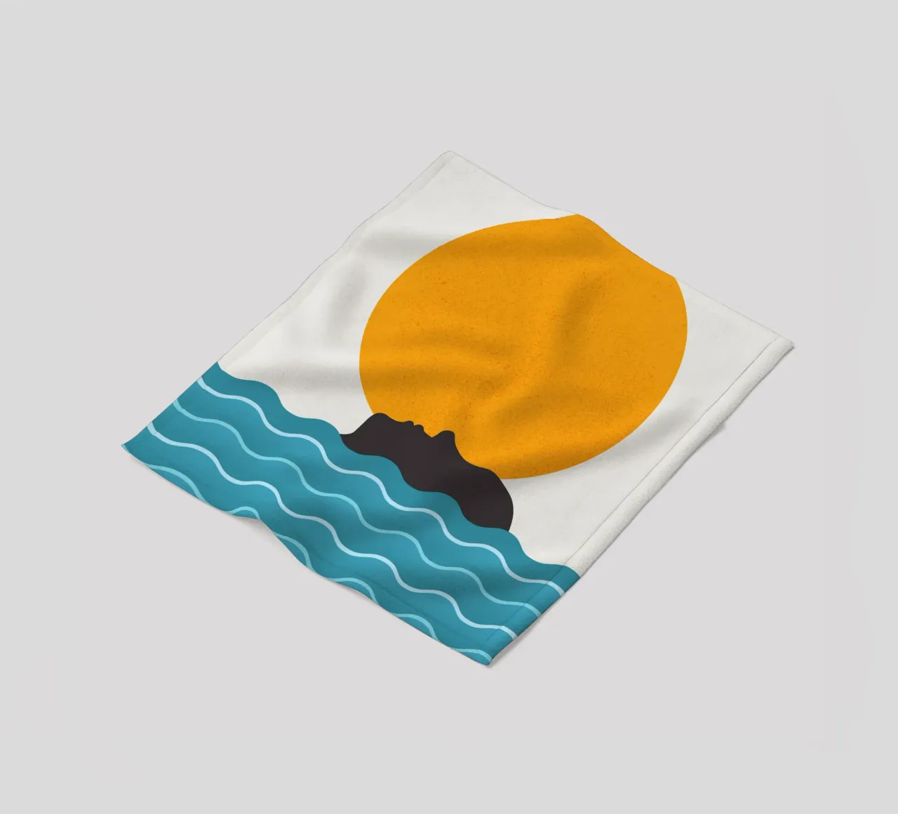 Sun bathing Fleecedecke von Little Dean