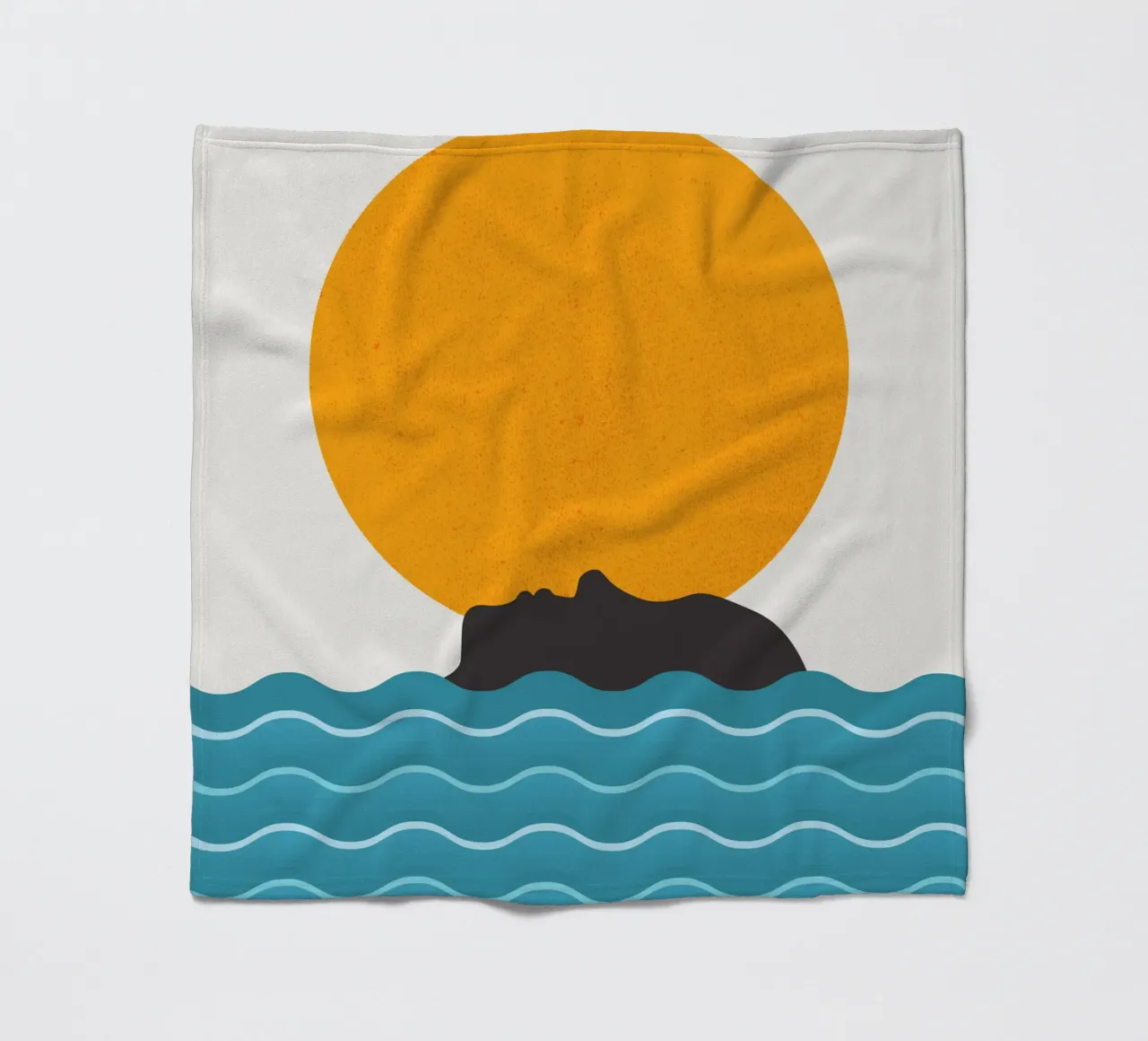 Sun bathing Fleecedecke von Little Dean