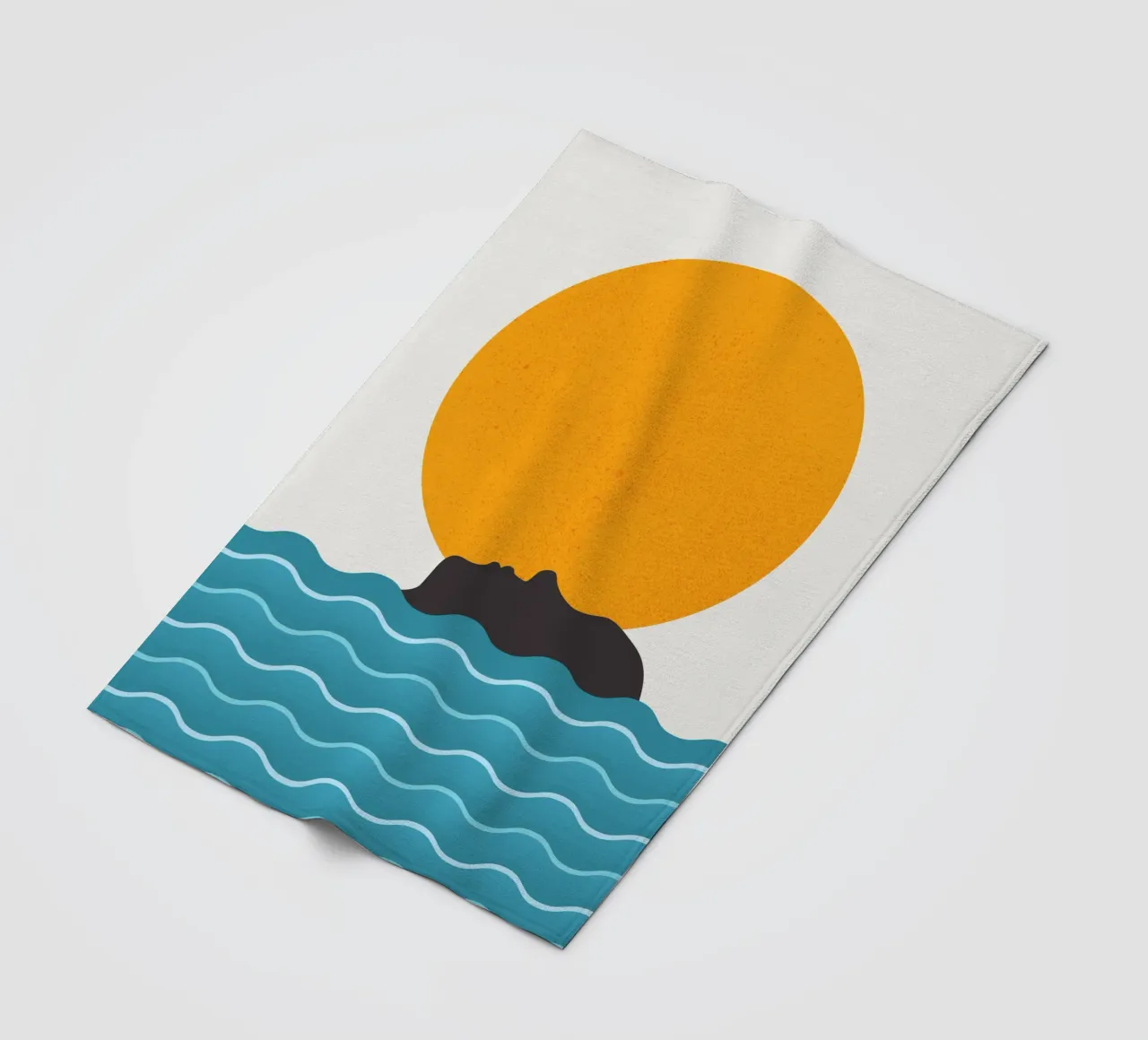 Sun bathing Fleecedecke von Little Dean