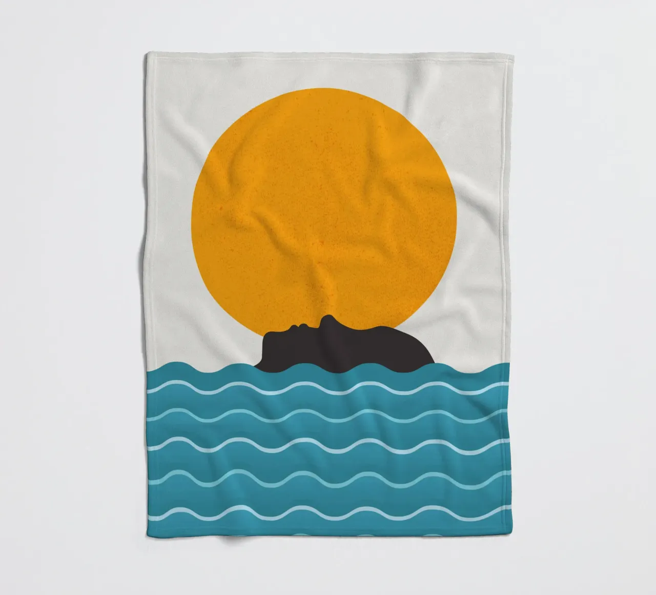 Sun bathing Fleecedecke von Little Dean