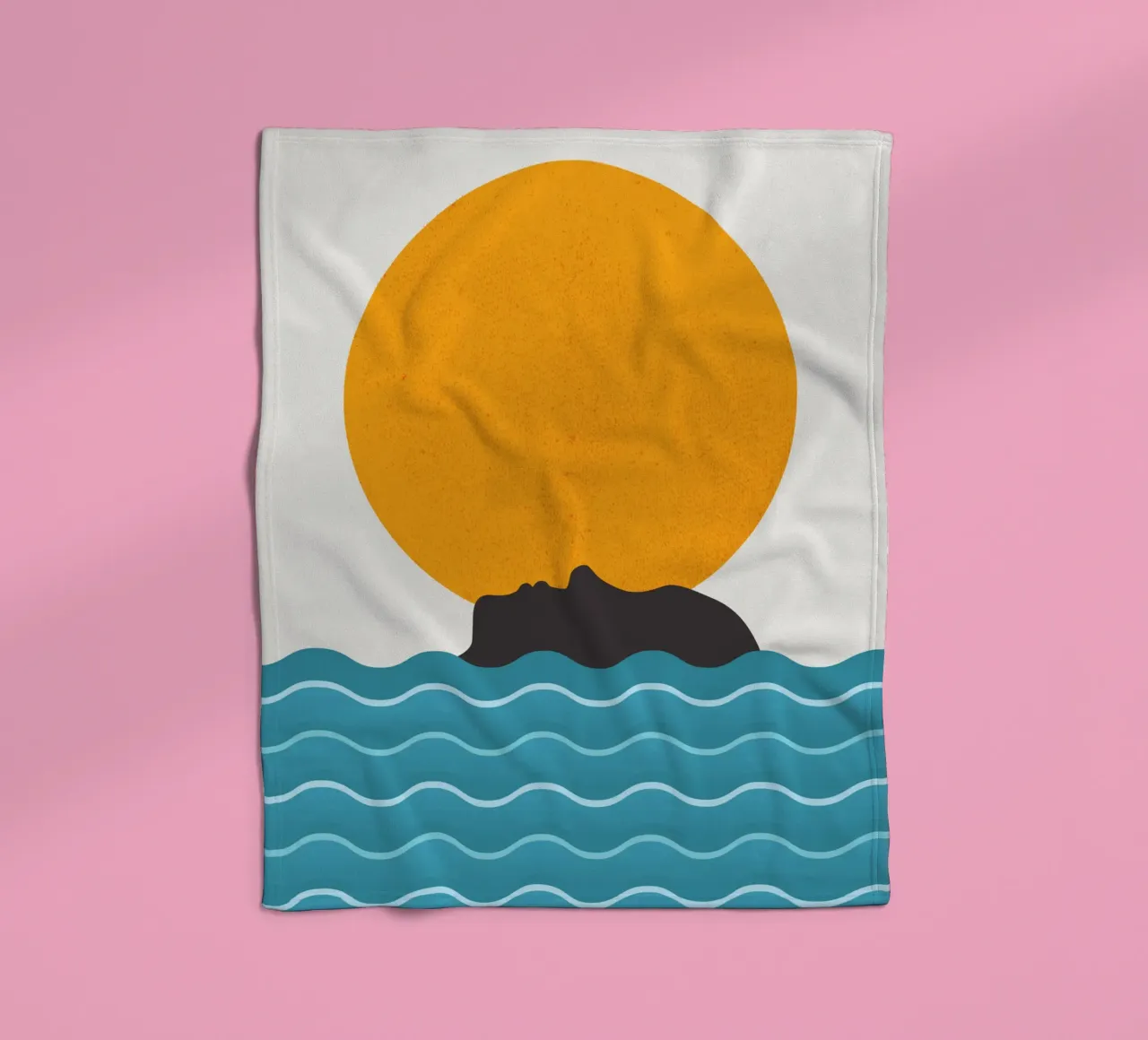 Sun bathing Fleecedecke von Little Dean