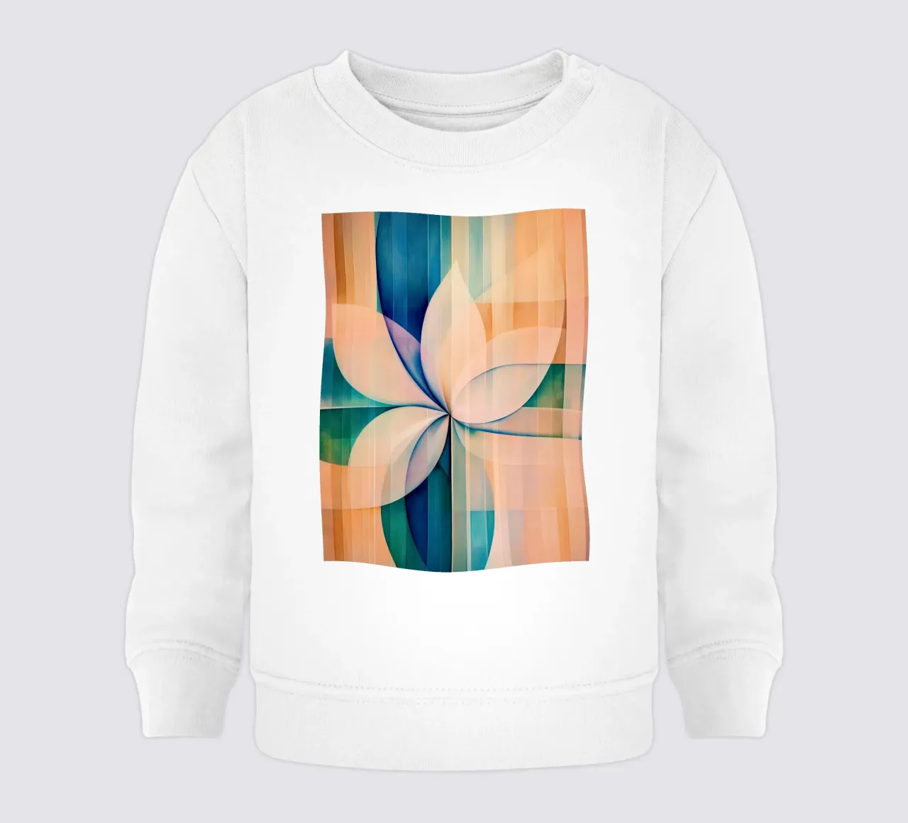 Fiore astratto felpa neonato da Imagine