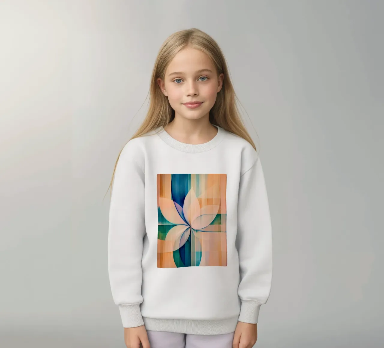 Flower abstract kids sweatshirt by Imagine