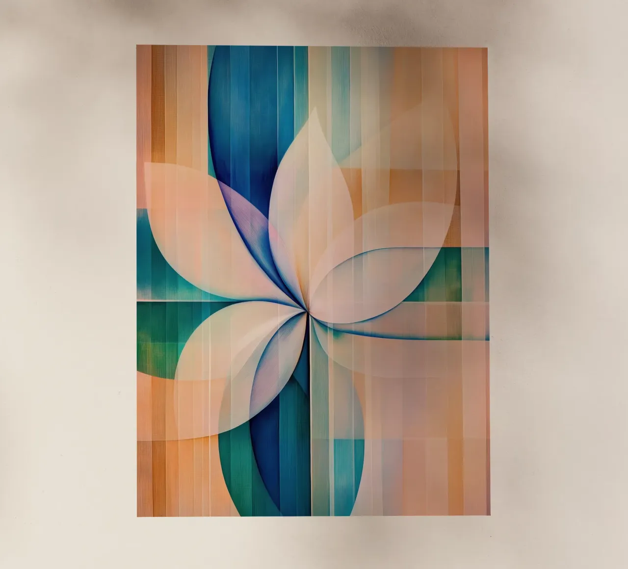 Blume abstrakt Backlit Folie von Imagine