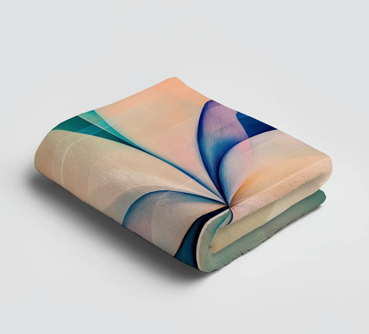 Bloemen abstract badhanddoek van Imagine
