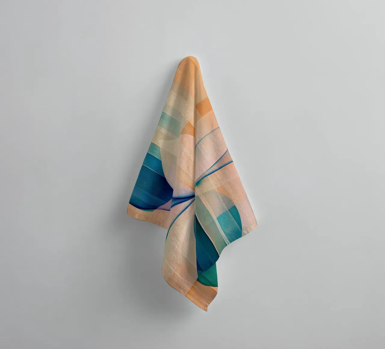 Bloemen abstract badhanddoek van Imagine