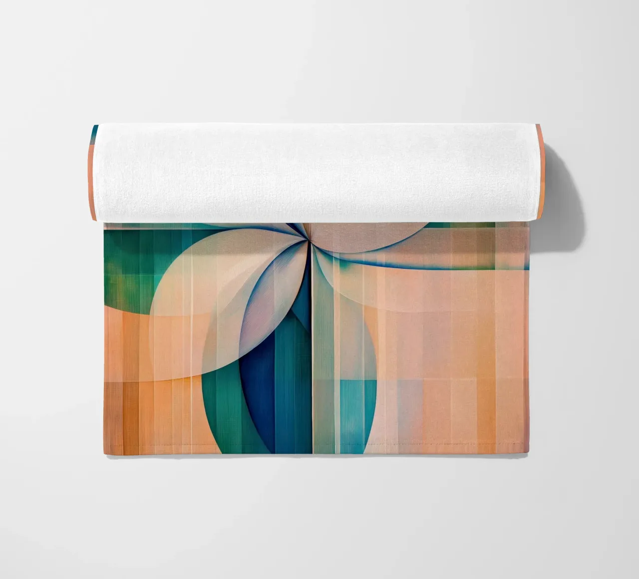 Flower abstract beach towel by Imagine